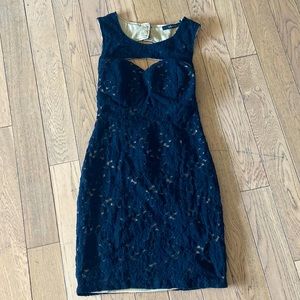 Lace mini dress